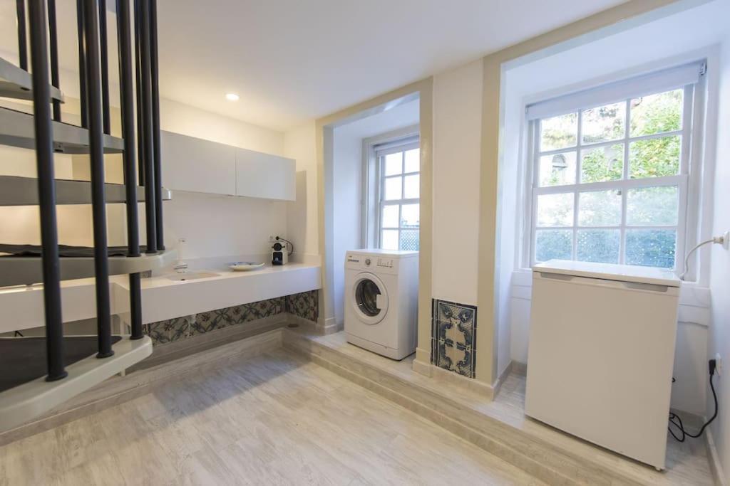 Ferienwohnung Duplex In Principe Real Lissabon Exterior foto