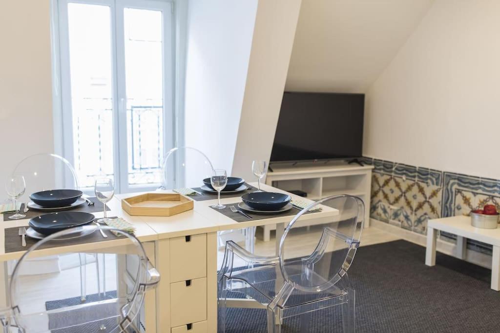 Ferienwohnung Duplex In Principe Real Lissabon Exterior foto