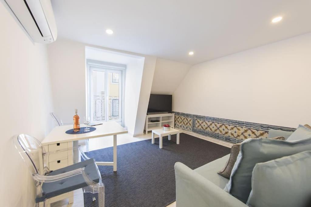 Ferienwohnung Duplex In Principe Real Lissabon Exterior foto